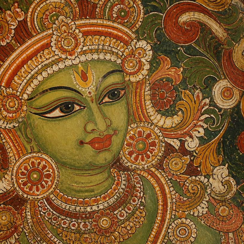 Kerala Mural artwork