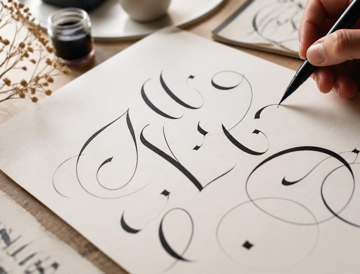 Faux Calligraphy artwork